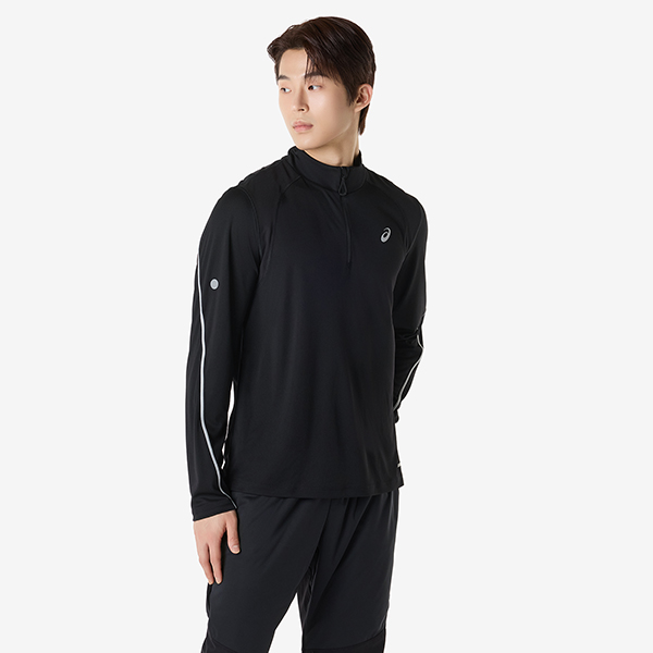 맨 로드 라이트쇼 1/2 집업 탑