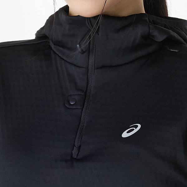 아식스 공식 온라인스토어,우먼 로드 윈터 롱슬리브 후디