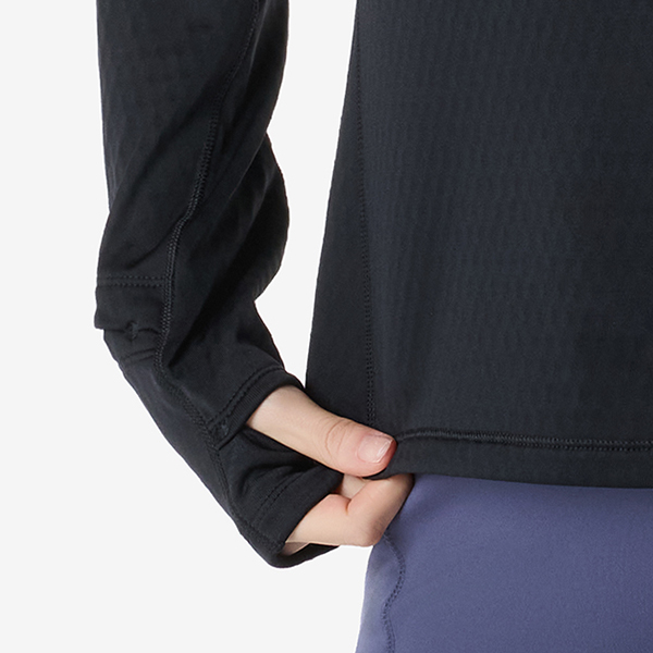 아식스 공식 온라인스토어,우먼 로드 윈터 롱슬리브 후디