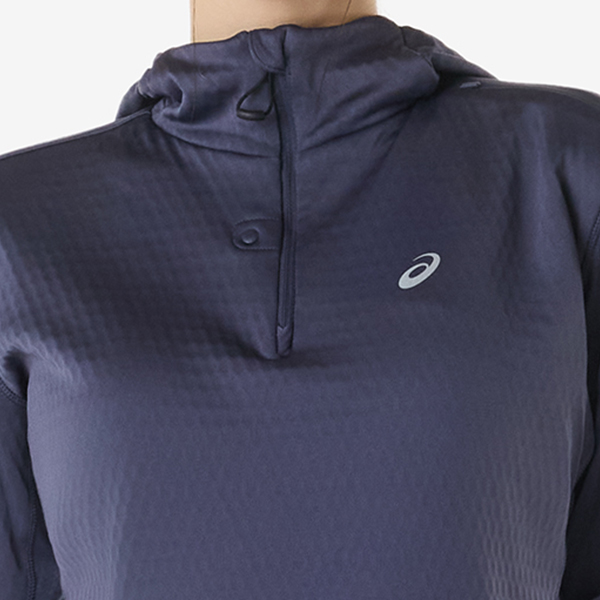 아식스 공식 온라인스토어,우먼 로드 윈터 롱슬리브 후디