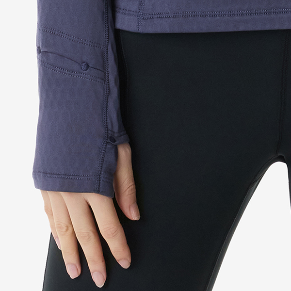 아식스 공식 온라인스토어,우먼 로드 윈터 롱슬리브 후디