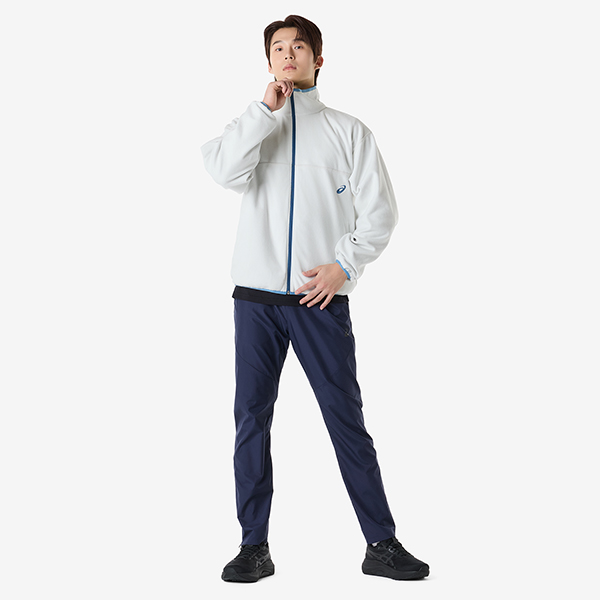 아식스 공식 온라인스토어,맨 릴렉스드 리버서블 우븐 플리스 자켓