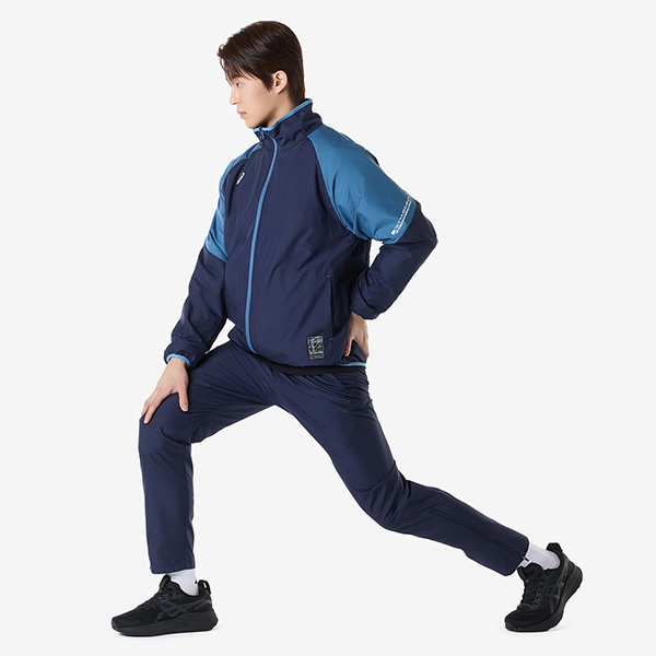 아식스 공식 온라인스토어,맨 릴렉스드 리버서블 우븐 플리스 자켓