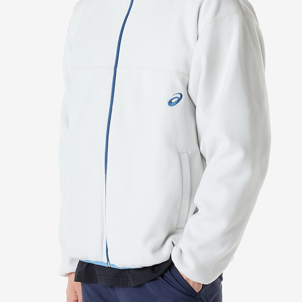 아식스 공식 온라인스토어,맨 릴렉스드 리버서블 우븐 플리스 자켓