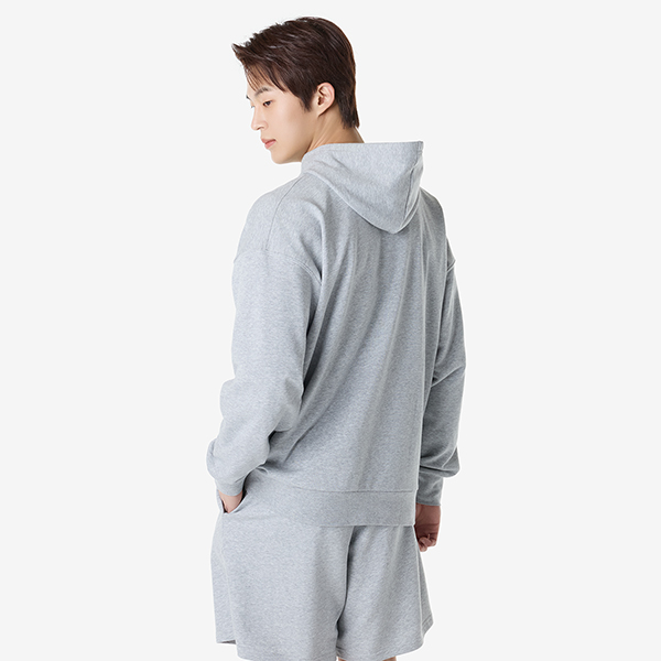 아식스 공식 온라인스토어,프렌치테리 릴렉스드 풀오버 후디