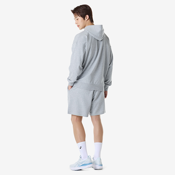 아식스 공식 온라인스토어,프렌치테리 릴렉스드 풀오버 후디