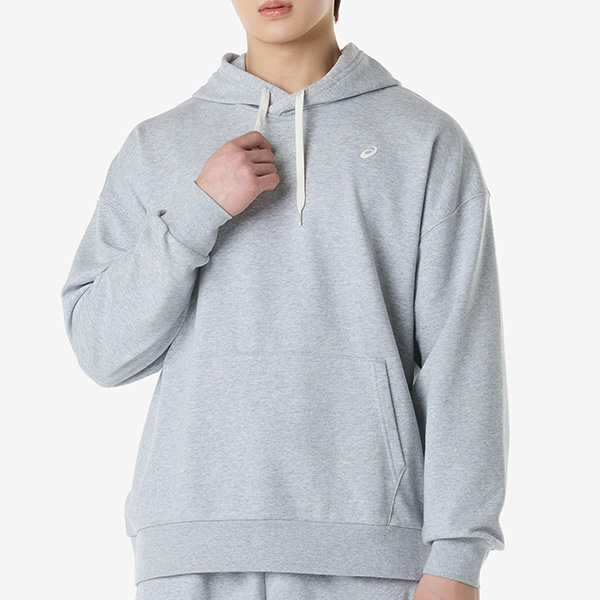 아식스 공식 온라인스토어,프렌치테리 릴렉스드 풀오버 후디