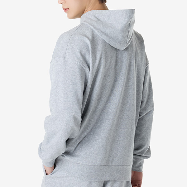 아식스 공식 온라인스토어,프렌치테리 릴렉스드 풀오버 후디