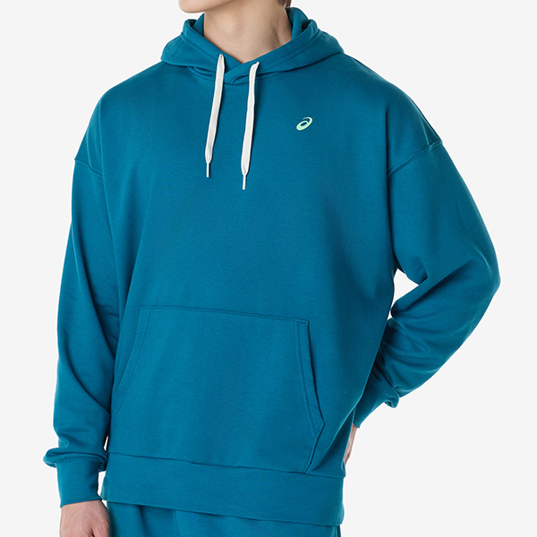 아식스 공식 온라인스토어,맨즈 프렌치테리 릴렉스드 풀오버 후디