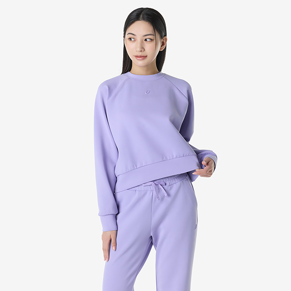 우먼즈 나기노 리파인드 텍스쳐 스웻 탑