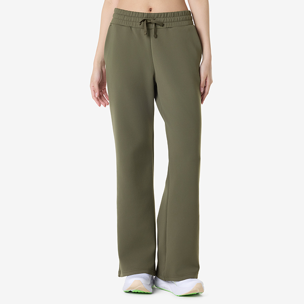 우먼즈 나기노 텍스쳐 스웻 플래어 팬츠