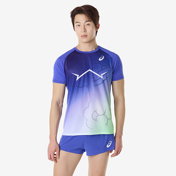 맨즈 라이트 니트 숏슬리브 탑