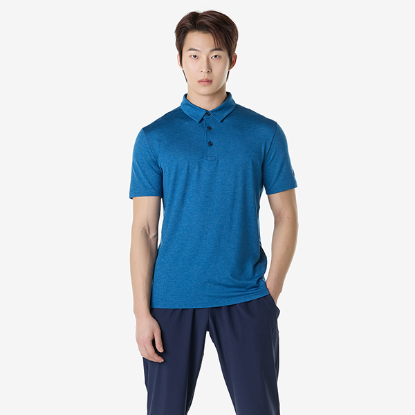 맨즈 리파인드 텍스쳐 숏슬리브 폴로 셔츠