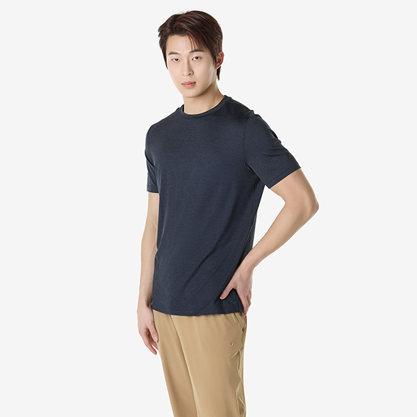 맨즈 리파인드 텍스쳐 숏슬리브 탑