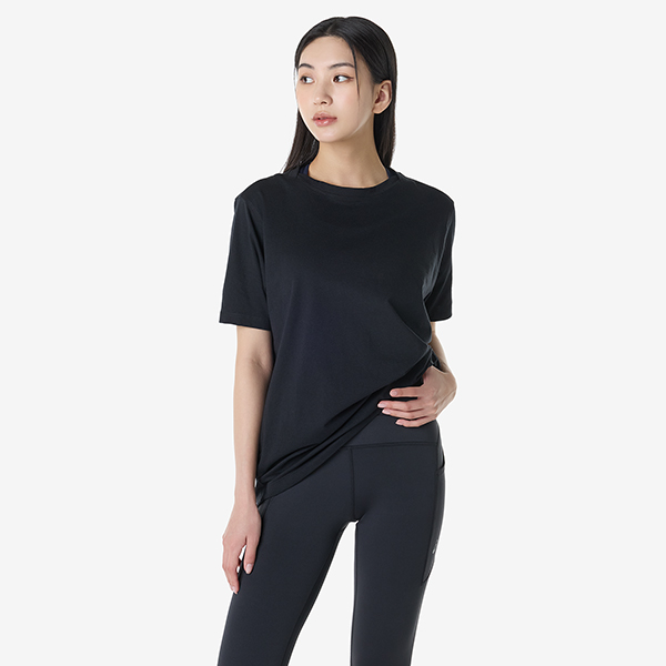 우먼즈 나기노 오버사이즈드 숏슬리브 탑