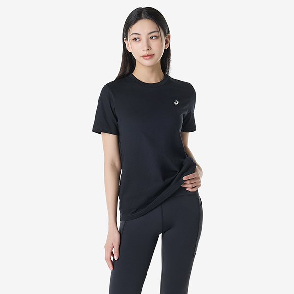 우먼즈 아식스 스파이럴 엠브로이더리 티셔츠