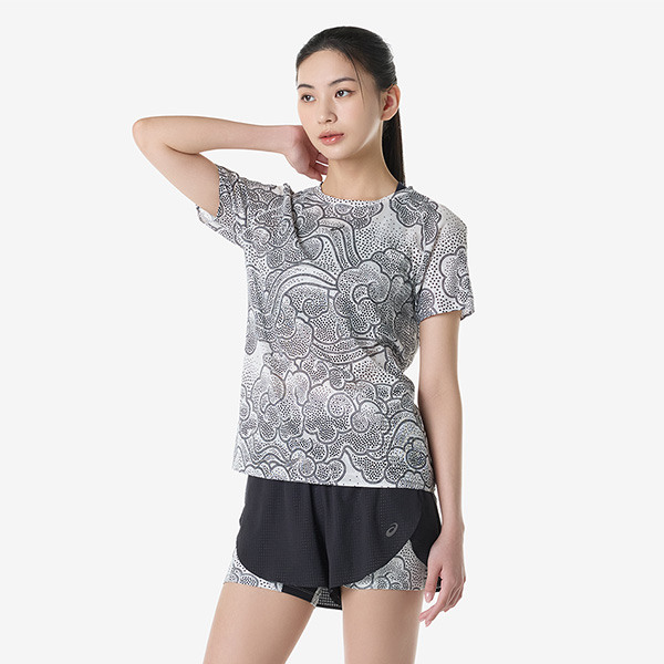 우먼즈 리미티드 시리즈 메타런 숏슬리브 탑