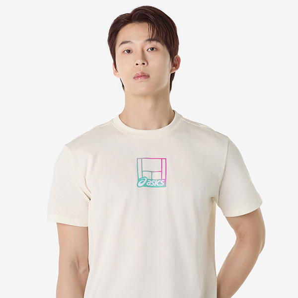 아식스 공식 온라인스토어,맨즈 코트 그래픽 티셔츠