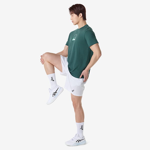 아식스 공식 온라인스토어,맨즈 코트 그래픽 티셔츠