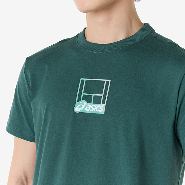 아식스 공식 온라인스토어,맨즈 코트 그래픽 티셔츠
