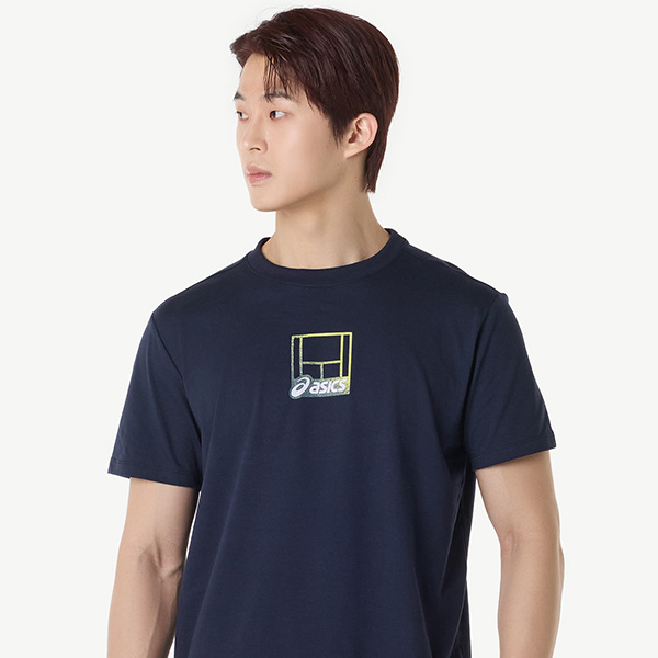 아식스 공식 온라인스토어,맨즈 코트 그래픽 티셔츠