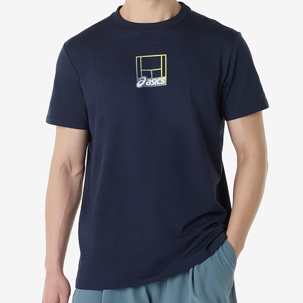 아식스 공식 온라인스토어,맨즈 코트 그래픽 티셔츠