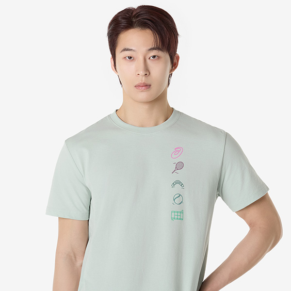 아식스 공식 온라인스토어,맨즈 게임 시즈널 그래픽 티셔츠