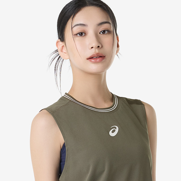 아식스 공식 온라인스토어,우먼즈 게임 슬리브리스 탑