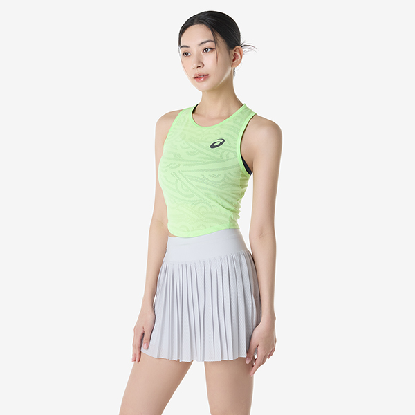 우먼즈 매치 자카드 크롭탑