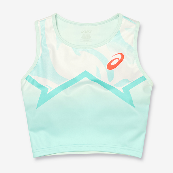 우먼 트랙 크랍 탑