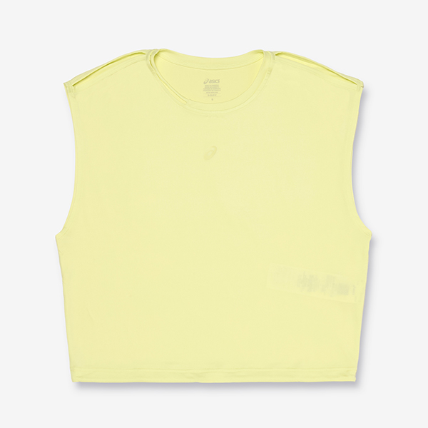 우먼 나기노 플렉스 슬리브리스 탑