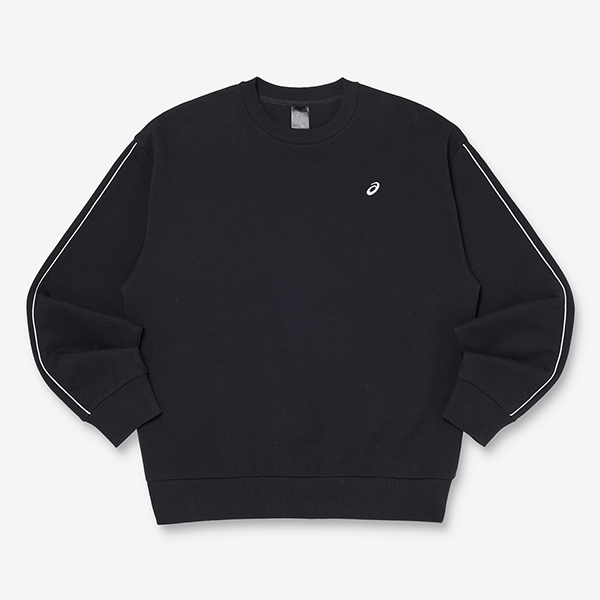 아식스 트랙클럽 헤리티지  크루넥 탑