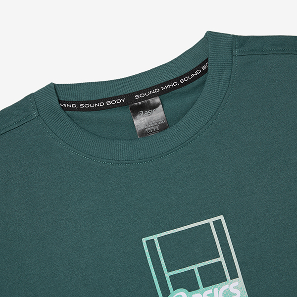 아식스 공식 온라인스토어,맨즈 코트 그래픽 티셔츠