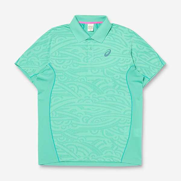 맨즈 매치 자카드 폴로 숏슬리브 탑