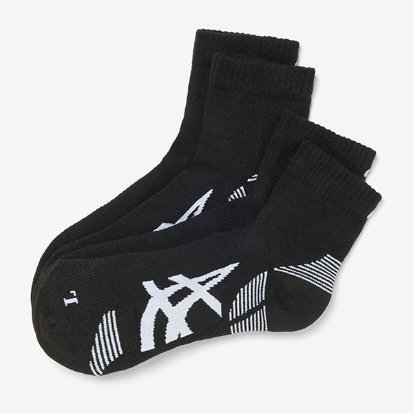 2팩 쿠션드 런 쿼터 삭스